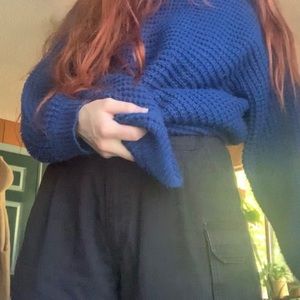 Blue Knit Sweater
